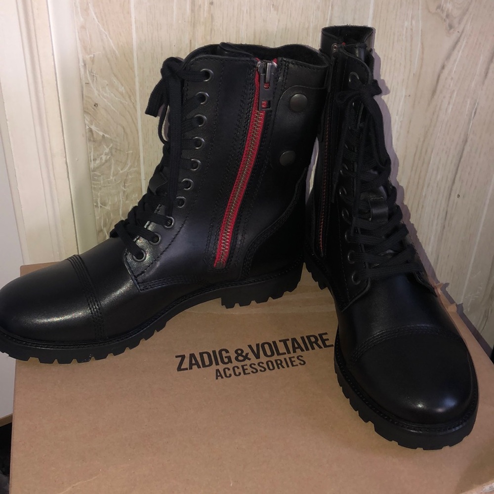 zadig & voltaire ankle boots